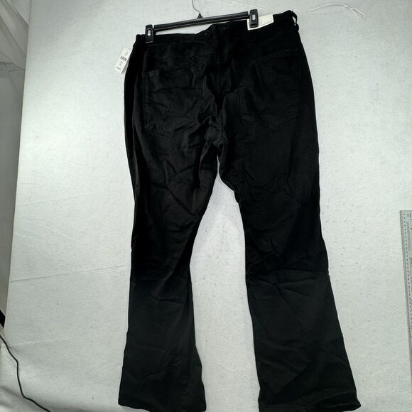 NEW $98 Warp And Weft PHL Philadelphia Slim Boot Cut Black Jeans Women’s Plus 22 - Picture 5 of 13